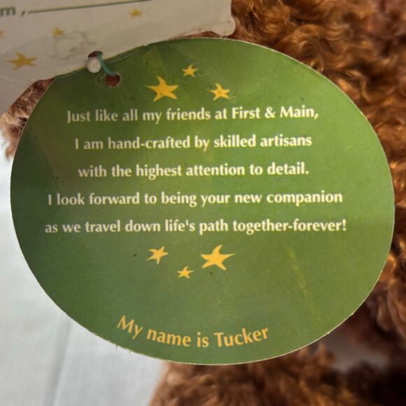 First & Main, Inc. Brown Tucker Bear #1715 - Picture 7 of 11